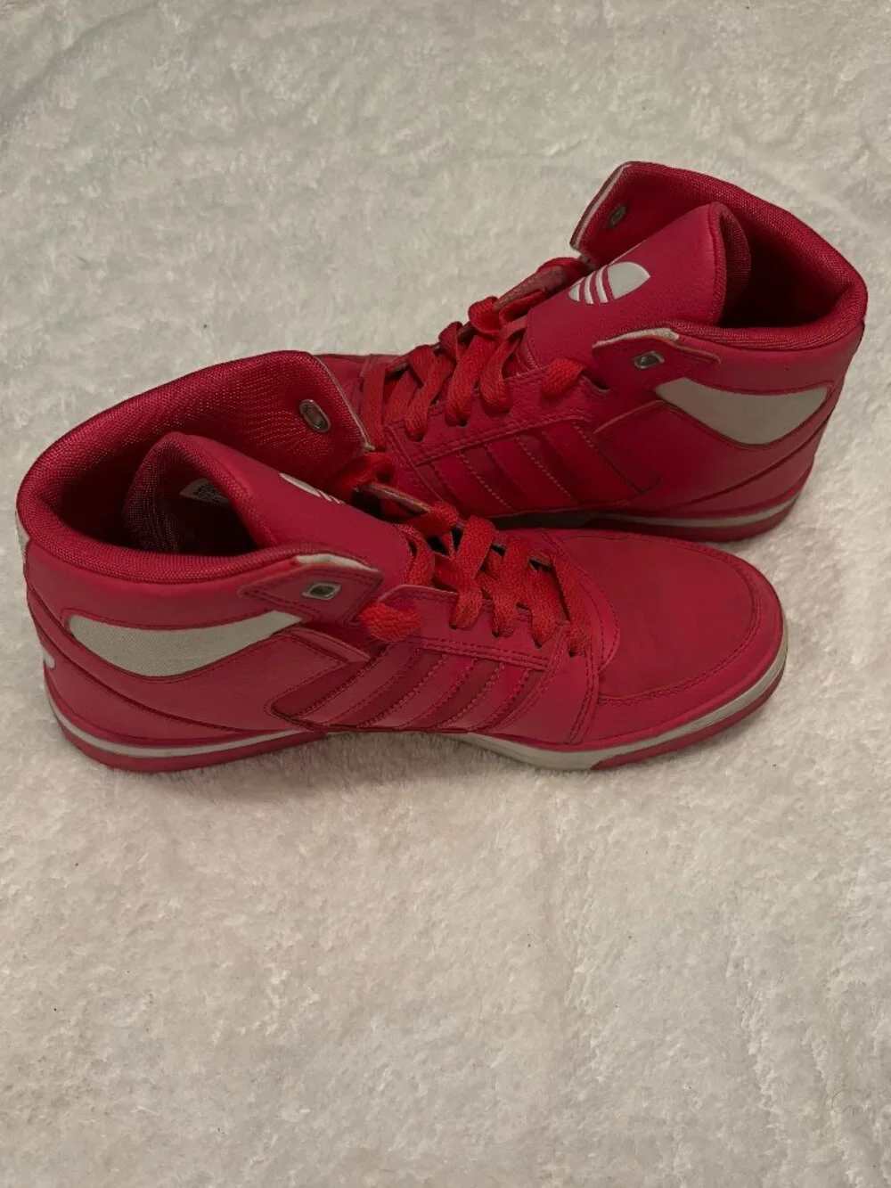 Adidas Originals Hard Court Hi II J High-Top Sneakers | Vibrant Pink | Size 6.5Y